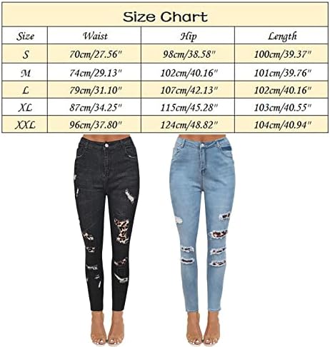גודל 12 מכנסיים נשים מכנסיים כיסי הדפסי נמר קלאסי ג 'ינס ג' ינס מזדמן ג ' ינס מוד אמא
