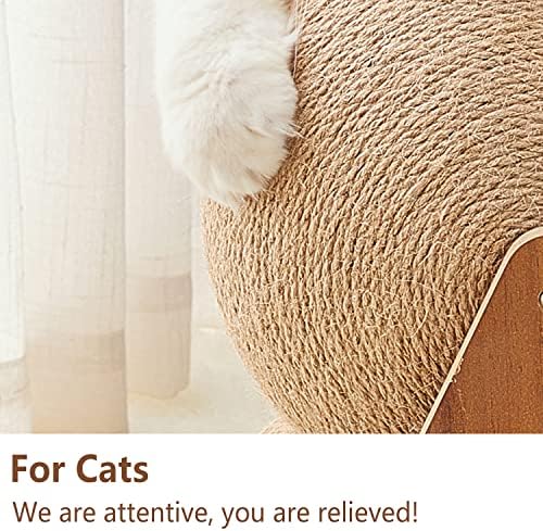 עץ חתול לתפוס כדור צעצוע-חדש לגמרי כוס חתול גרדן צעצוע טבעי סיסל חתול מגרד כדור חתול גלגל ממתח