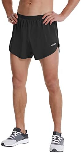 מזרע גברים של 3 אינץ מכנסי ריצה - קל משקל מהיר ייבוש ספורט מכנסיים קצרים
