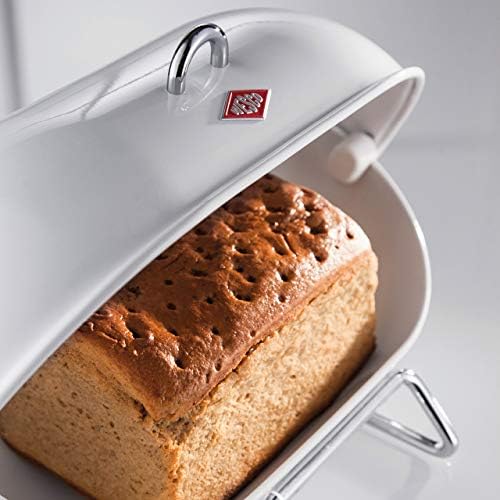 ווסקו יחיד לחם-פלדה לחם תיבת עבור מטבח / אחסון מיכל, לבן, לנו:אחד גודל