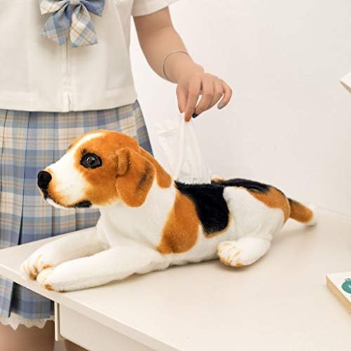 רקמת נשים מכסה צעצוע של רקמת אנימה רקמות מצוירות מיכל מצויר כלב מגש קטיפה סגנון נייר סגנון נוטה כלב