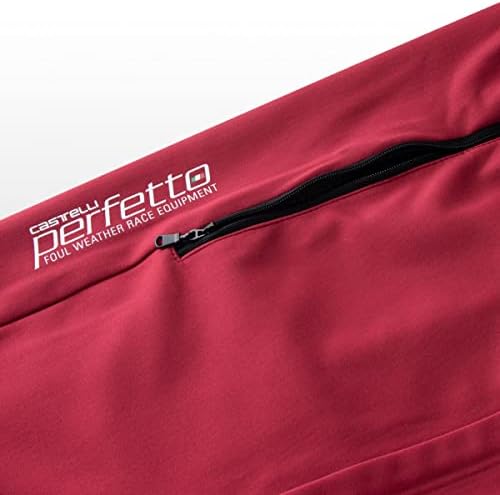 קסטלי פרפטו רוז 2 ז'קט במהדורה מוגבלת - קלטת פרו -חיצונית אדומה/שחורה, קלטת רפלקס שחור, XL