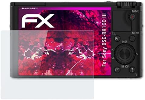 אטפולקס סרטי מגן מזכוכית פלסטיק תואם למגן זכוכית Sony DSC-RX100 III, מגן מסך הזכוכית ההיברידית