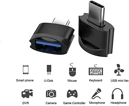 USB C נקבה ל- USB מתאם זכר תואם ל- Samsung Galaxy S21 עבור OTG עם מטען Type-C. השתמש במכשירי הרחבה כמו מקלדת,