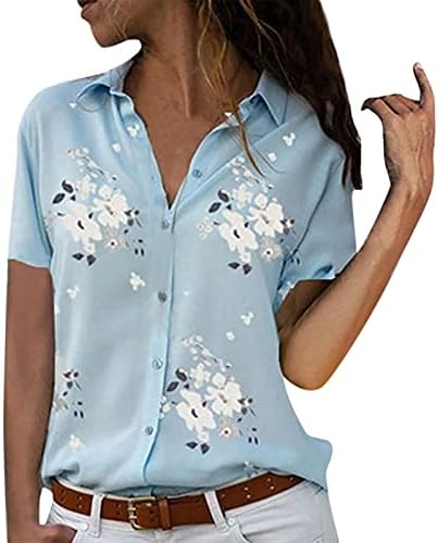 טרנדי מקרית קיץ קל משקל בתוספת גודל שרוולים חולצות חולצות לנשים רגוע כיכר צוואר לקשור לצבוע