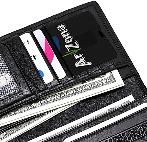 קקטוס אריזונה דגל מפת אשראי כרטיס בנק USB כונני פלאש ניידים זיכרון נייד כונן אחסון מפתח 64 גרם