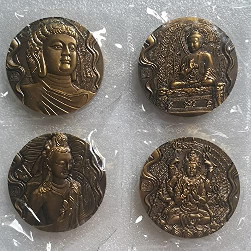 大 铜章 收藏者 协会 סין שנחאי מנטה 60 ממ פליז Dunhuang 、 Yungang 、 Longmen 、 Maijishan Grotootoes Medal