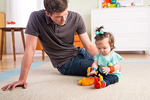 לאמאז גארדנבאג-גרבי איתור רגליים לתינוק וסט רעשן פרק כף היד-צעצועי פיתוח חושי-יסודות לתינוקות שזה עתה