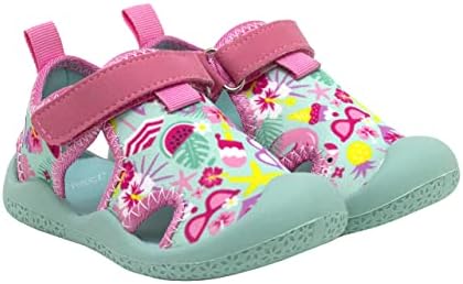 נעלי מים של Robeez ילדים בנים ובנות מחליקים נעלי ניאופרן אקווה עמידות בפני קיץ, חוף, בריכה - תינוקות/פעוט, 12
