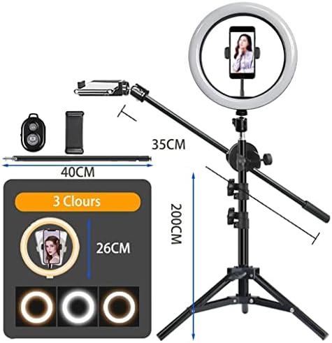 צילום eodnsofn LED וידאו טבעת אור מעגל תאורה מצלמת תאורה צילום סטודיו טלפון מנורת Selfie עם חצובה מעמד