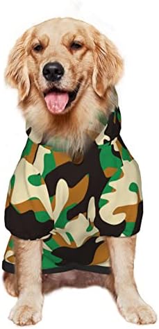 קפוצ'ון גדול של כלב קפוצ'ון חורש-קמפלג 'סוודר חיות מחמד סוודר עם מעיל תלבושת חתולים רכים xx-large