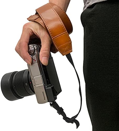 רצועת מצלמה משולבת ורצועת יד יד, רצועת מצלמה אטומה למים מעור ללא ריח, מתנות לצלמים-חום