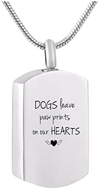 קטימה אישית לחרוט לחיות מחמד כד שרשרת להחזיק כמות קטנה אפר-כלבים להשאיר כפה הדפסת על שלנו לבבות שריפת גופות תכשיטים