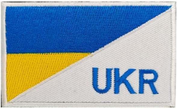 דגל אוקראינה טקטי טקטי טלאים רקומים טלאים טקטיקות מורל טקטיקות רקמה צבאית טלאי וולאה מאחור