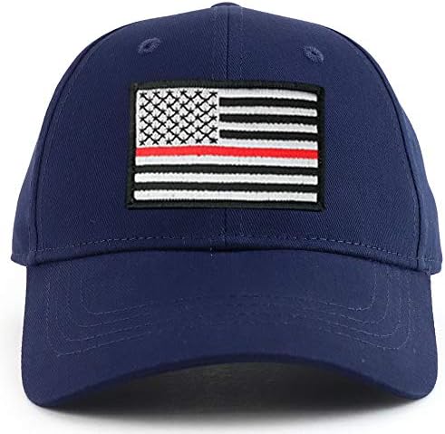 צבא קו אדום דק 2 ארהב טלאי דגל כותנה נוער כותנה מובנית כובע בייסבול