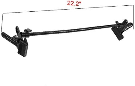 X-DREE 50 סמ / 20 סמ אורך מצלמת צווארון הרכבה כפול הסתיים מהדק קליפ כוח חזק (50 סמ / 20 פולגאדס דה לונגטוד