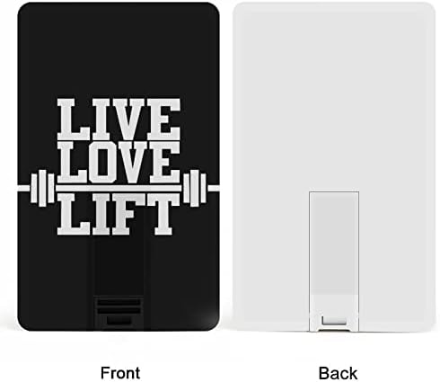 Live Love Lift Drive USB 2.0 32G & 64G כרטיס מקל זיכרון נייד למחשב/מחשב נייד