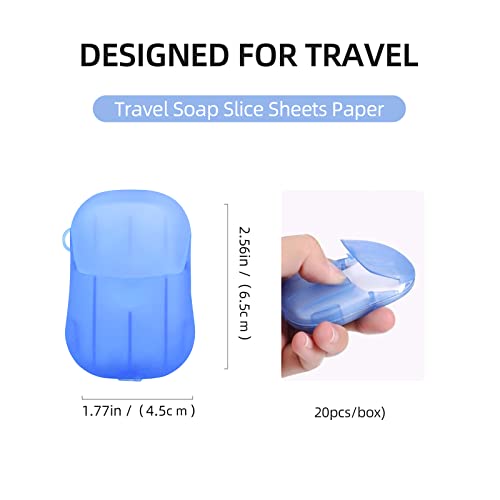 12 מיני קופסות נייר סבון נייד חד פעמי עבור יד כביסה סבון גיליונות ריחני נסיעות אמבטיה חיצוני
