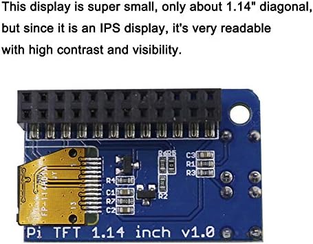 DIYMALL 2PCS MINI PITFT 1.14 אינץ 'תצוגה LCD 135x240 צבע תוסף TFT עבור Raspberry Pi 3.3V SPI ST7789