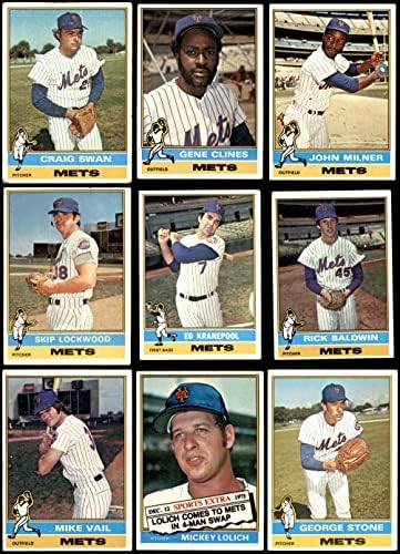 1976 Topps New York Mets ליד צוות סט New York Mets VG+ Mets