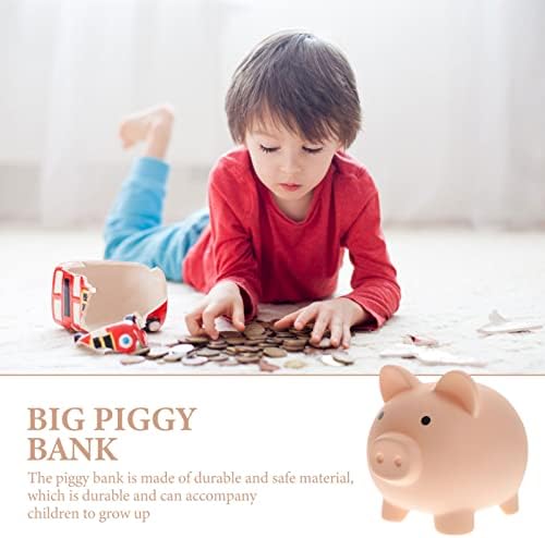 ABOOFAN PIGGY בנק בנות ילדים חזיר חזיר חזיר קופסת כסף קופסת בנק חוסך כסף בחיסכון בבנק אנטי-סתיו סיר אחסון