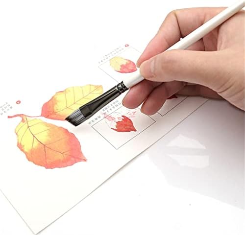 מברשות צבע Walnuta מוגדרות לאמנות אקריליק שמן גואש אמן אמן אמן קד טיפים ניילון סינטטי 10 חבילה