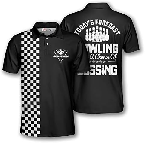 חולצות באולינג בהתאמה אישית- חולצות באולינג עם שרוולים קצרים לגברים- חולצות באולינג בהתאמה אישית פולו לגברים