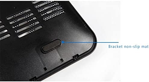 SAWQF מחברת רדיאטור 5V 5V מאוורר USB חיצוני כפול תומך כרית קירור ניידת -מאוורר לוח מתכת שקט במהירות גבוהה
