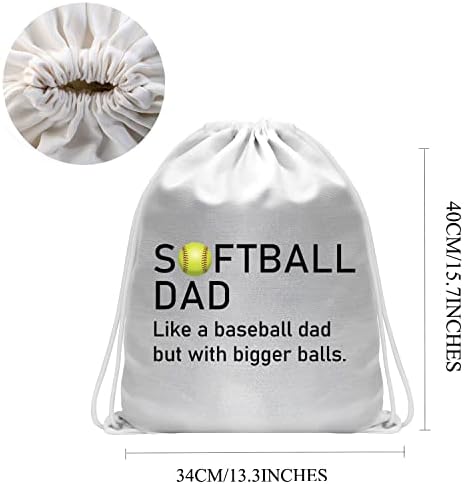 MBMSO Softball Dad מתנות סופטבול סופטבול סופטבול אבא כמו אבא בייסבול אבל עם כדורים גדולים יותר מתנות
