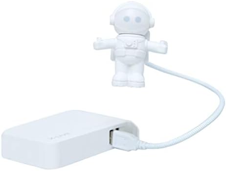 Uonlytech usb LED קריאת מנורת אור, Spaceman Cool Astronaut LED USB לילה קל הגנה על עיניים LED LED