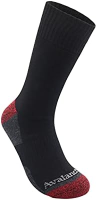 Avalanche Ge's Heal Outy Heoratiure Cushided Arch Crew Sops Socks 6-pack