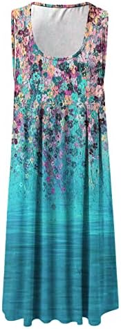WPOUMV שמלות קיץ לנשים חוף הדפס פרחוני Sundress