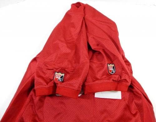 בסוף שנות ה -80 המוקדמות של שנות ה -90 סן פרנסיסקו 49ers 91 משחק הונפק אדום ג'רזי 50 DP26888 - משחק