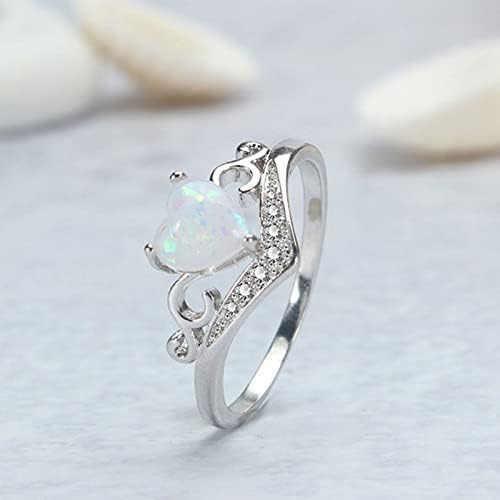 2023 טבעת בצורת לב תכשיטים חדשים לב תכשיטים גברת צבעונית גברת תכשיטים לבת טבעת ובת שיא