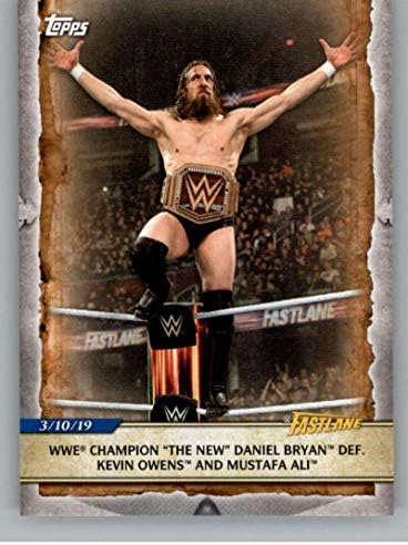 2020 Topps WWE Road לרסלמניה 93 כרטיס המסחר החדש של דניאל בריאן
