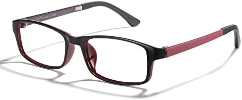 אור כחול משקפיים מחשב משקפיים חסימת טר90 מסגרת מרובע ברור עדשה אולטרה אור משקפיים, להקל על העין
