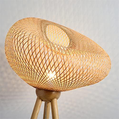 מנורת שולחן JJry יצירתית במבוק יצירתי מנורת רצפה מקורה מיטה מקורה מיטה מיטה מלאה עץ מלא מנורת סלון קישוט