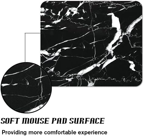 רויאל למעלה שיש שחור משטח עכבר מותאם אישית מכרית משחקי עכבר מקלדת כרית עכבר קטנה כרית עכבר עכבר עמיד