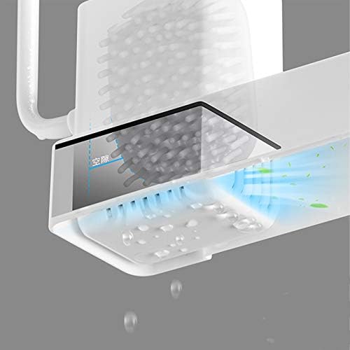 CGRQSSTSQ מברשת אסלה ומחזיק מברשת ניקוי שירותים אוטומטית מברשת שירותים אמבטיה מברשת שירותים משודרגת