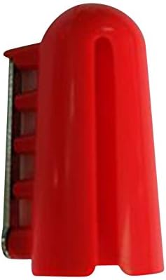 חוט טראבט מדריכי קפיץ מפלסטיק קלוע פלסטיק לכלי אביזרי סריגה סרוגה, אדום, אדום