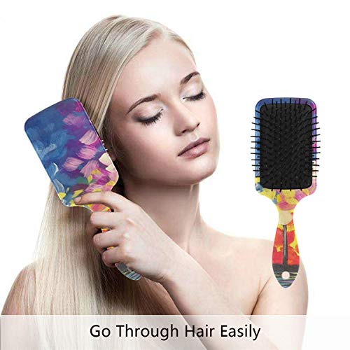 מברשת שיער של כרית אוויר של VIPSK, רומנטיקה צבעונית פלסטית בפארק תאריך ליל תאריך, עיסוי טוב מתאים ומברשת שיער מתנתקת