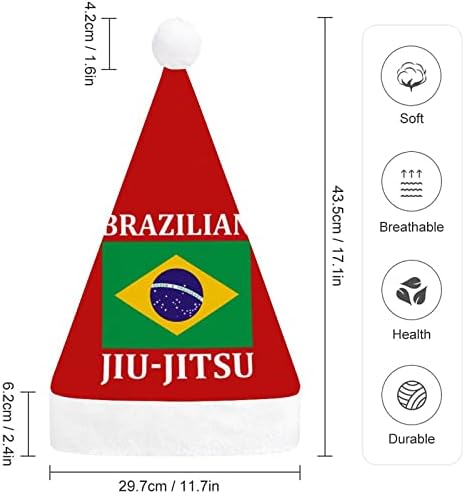 ברזילאי ג 'יו ג' יטסו חג המולד כובע סנטה כובעי חג המולד עץ קישוטי חג דקור מתנות למבוגרים נשים משפחת גברים