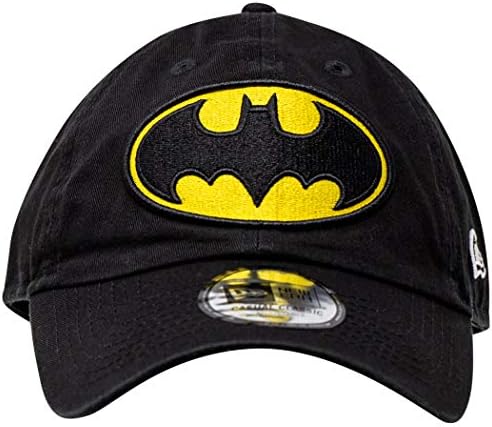 עידן חדש באטמן קלאסי סמל מזדמן קלאסי 9 עשרים מתכוונן אבא כובע שחור