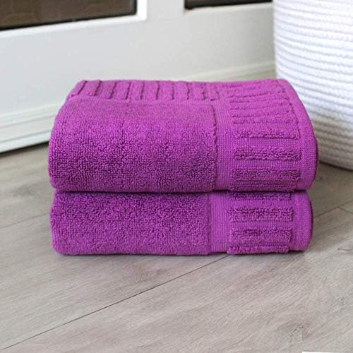 בלאנשו מצעים אמבטיה מחצלת כותנה מגבת שטיח לאמבטיה סט סגול צבע 1 יחידות