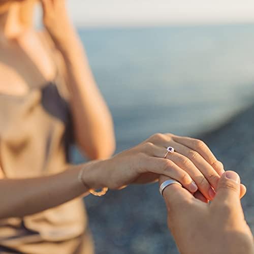 לגיפה קטיפה נושא טבעת תיבה, טבעת תיבת תצוגה מחזיק מקרה לחתונה / הצעה/אירוסין/טקס, רחב יותר חריץ עבור יחיד או