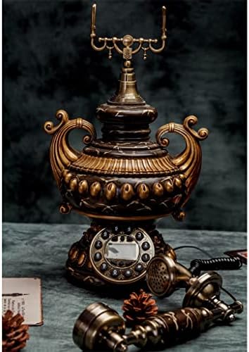 מנורה של טלפון רטרו רטרו עתיק באופנה ביתית של טלפון קווי קווי קווי קווי קוויון סלון קישוטי אישיות דקורטיביים