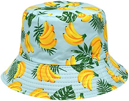 כותנה דלי כובע לנשים גברים קיץ בציר פרפר הדפסת קל משקל דיג כובע מתקפל דלי כובע עבור נסיעות
