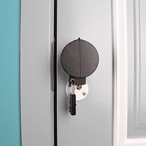 מנעול ידית דלת Temeili, מכשיר נעילת כפתור דלת, כיסוי כדי להשבית את ידית הדלת/ברז/שסתום, מונע סיבוב