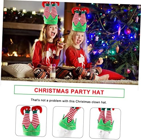 חג המולד סנטה כובע המולד דקור ילדים מתנות גרב חומרים למבוגרים מצחיק חג המולד ליצן כובע סנטה תלבושות