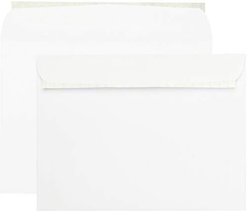 מעטפות חוברות איכותיות של פארק 44580, רגיל, מלאי של 28 פאונד, 9 אינץ 'על 12 אינץ', 100 / מיקס, לבן